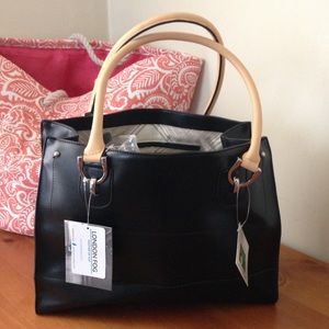 London Fog "Weather or Not" Water Resistant Tote