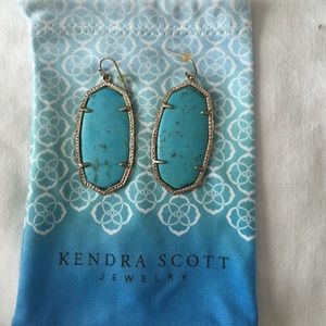 Kendra Scott Danielle earrings in turquoise