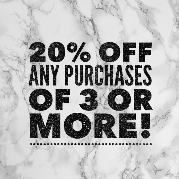 20% off purchase