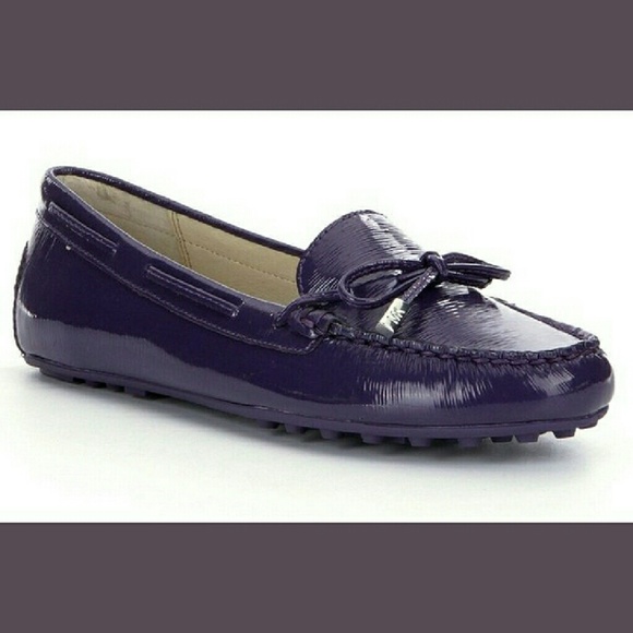 michael kors leather moccasin