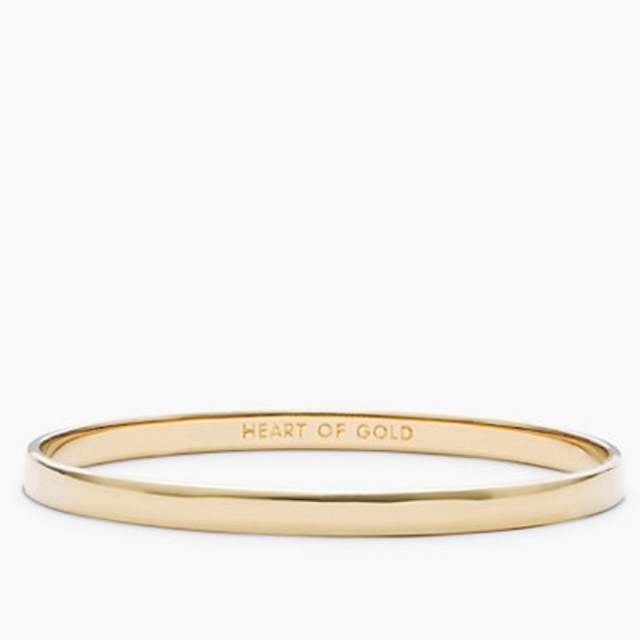 Kate spade heart of gold bangle