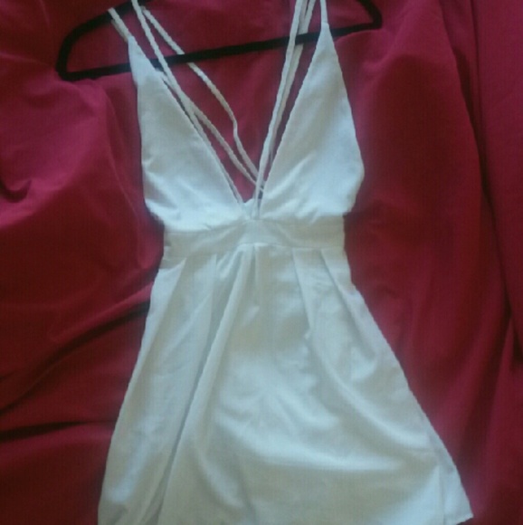 ASOS and Nastygal xs oh my love white dress - Picture 2 of 4