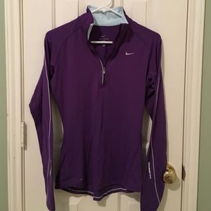 Nike Dri-fit reflective running pullover