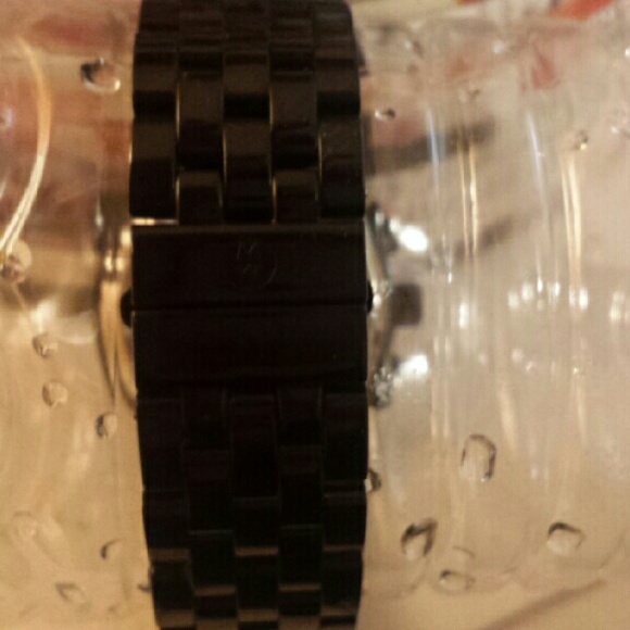 Michele 42mm all Black Watch w/ Yellow Markers