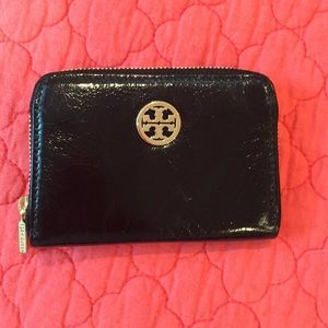 Tory Burch Black Robinson Key FOB Holder/Wallet