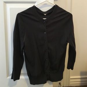 Jcrew cardigan, charcoal color
