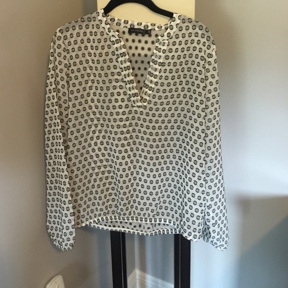 Long sleeve sheer top - Picture 1 of 2