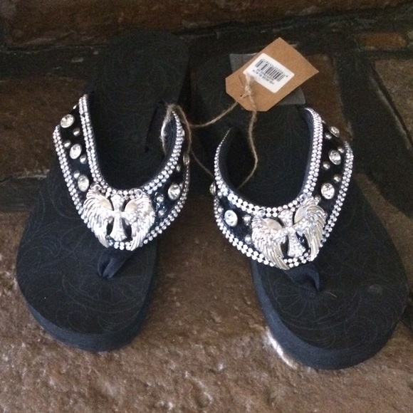Rhinestone Flip Flops