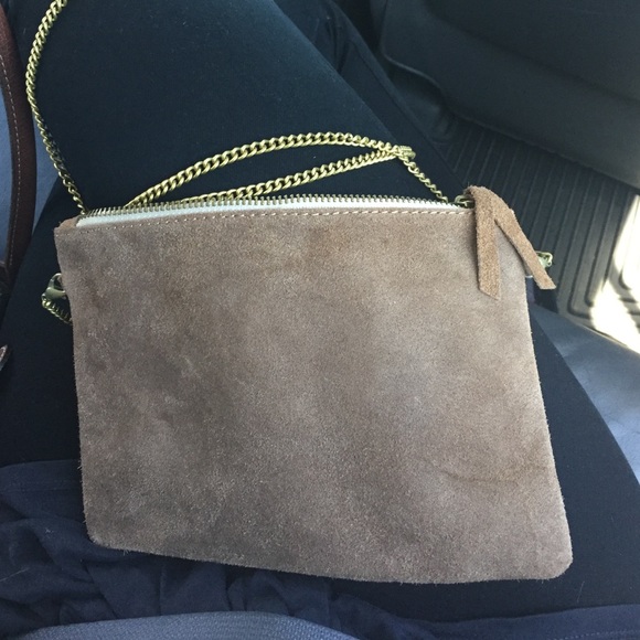 NEVER USED Brandy Melville suede purse