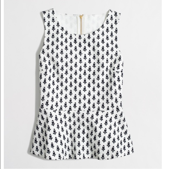 JCrew Peplum Top