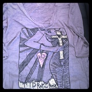 Betsy Johnson burnout shirt