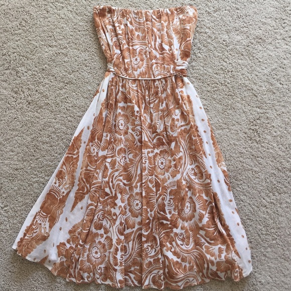 DVF strapless sundress