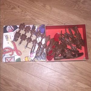 Authentic Christian Louboutin gladiator sandals