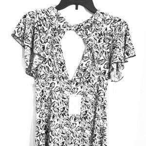 Twist Open-Back Dress