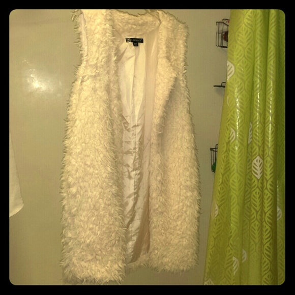 Faux-fur Long Vest