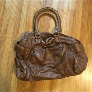 Camel colored purse