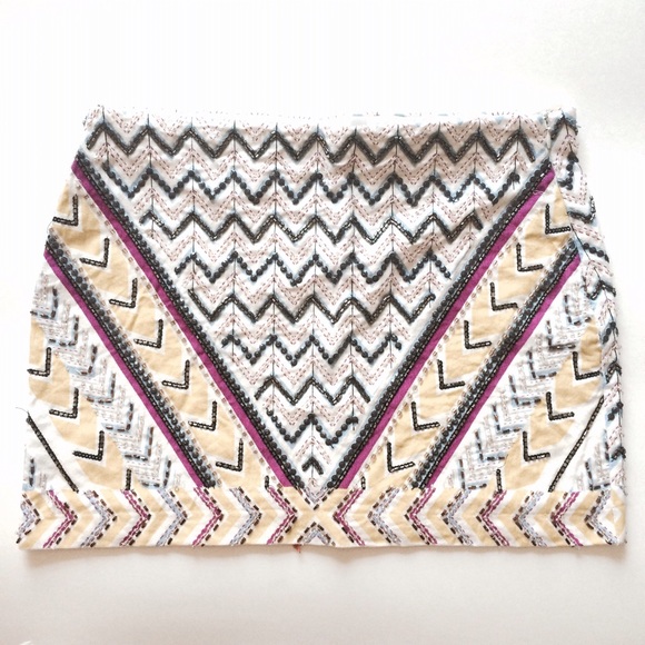 Zara Dresses & Skirts - Embellished Zara Mini Skirt