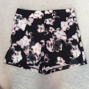 High Waisted Floral Shorts from Express