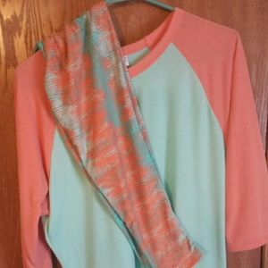 NEW LOWER PRICE. 💜  Lularoe UNICORN outfit