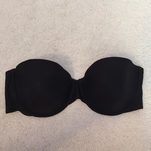 Black Victoria's Secret Strapless Bra 36B