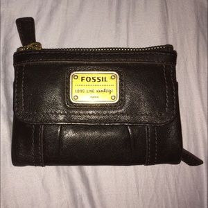 Black Fossil foldable wallet