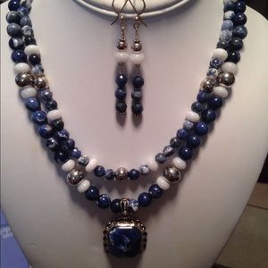 Handmade necklace set.