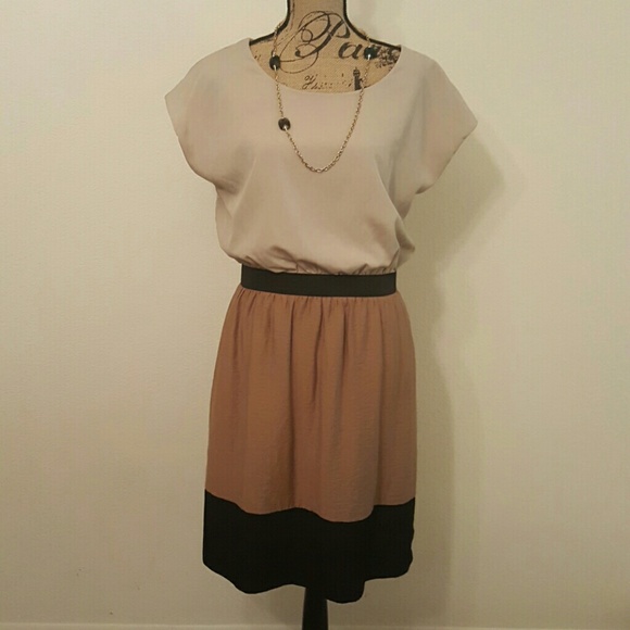 The Limited , two tone color block dress