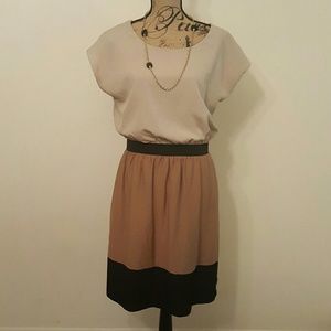 The Limited , two tone color block dress