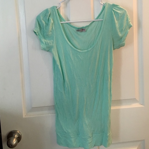 Michael Stars Mint Scoop Neck Tee