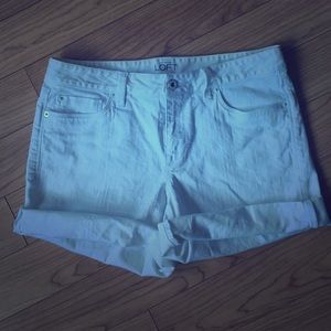 SOLD! White Ann Taylor jean shorts