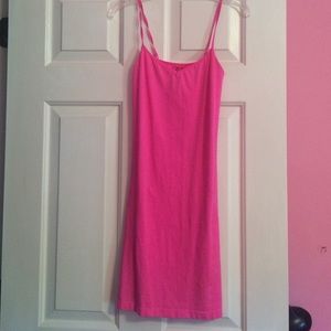 Pink free people slip dress