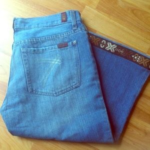7 for all man kind crop jeans
