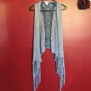 Long Blue Cardigan