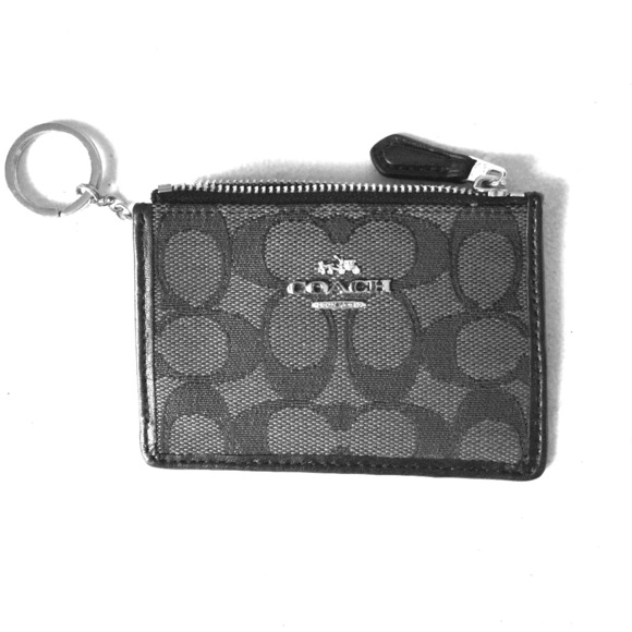coach keychain wallet