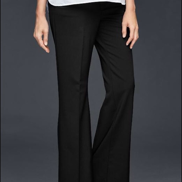 gap black trousers