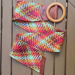 🌟Flash Sale🌟 Multicolor leather Fossil Belt