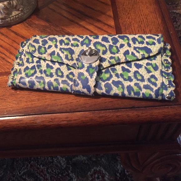 Multicolor hobo wallet