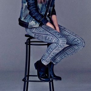 Free people Aztec skinny jeans