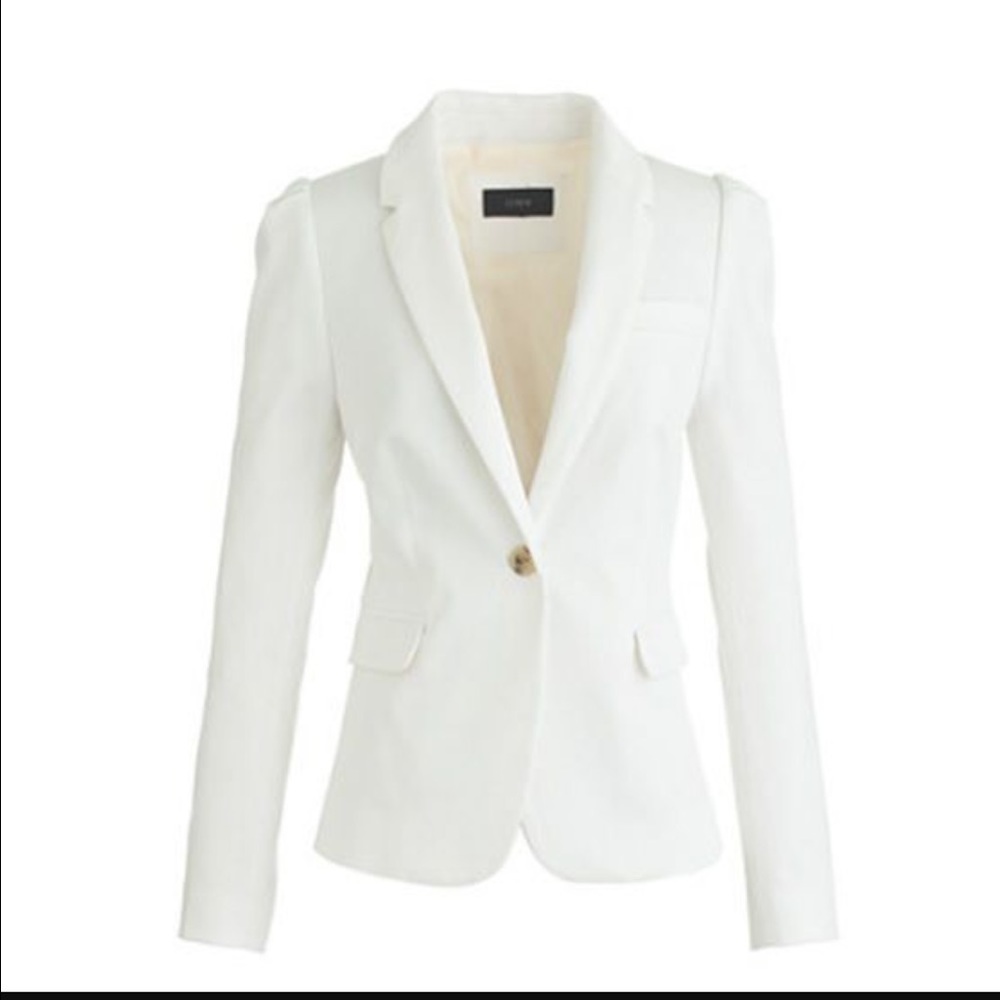 J. Crew White Blazer with tags