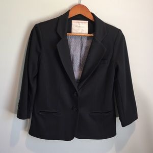 Anthropologie Cartonnier Triblend Blazer, Black.