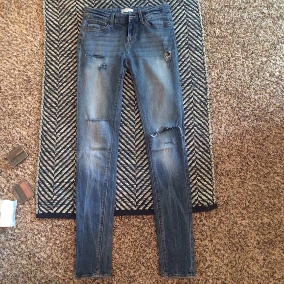 Zara ripped jeans