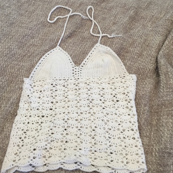 Brandy Melville crochet halter