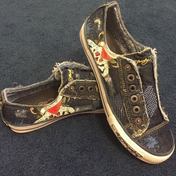 Ed Hardy Love Kills Slowly Slip-on Sneaker 8