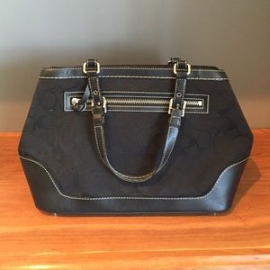 Black coach bag