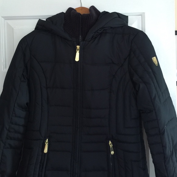 Navy blue winter coat - Picture 2 of 4