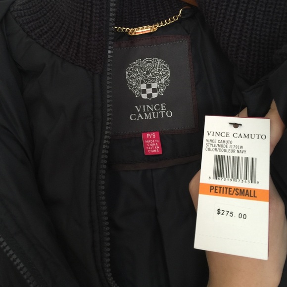 Navy blue winter coat - Picture 4 of 4