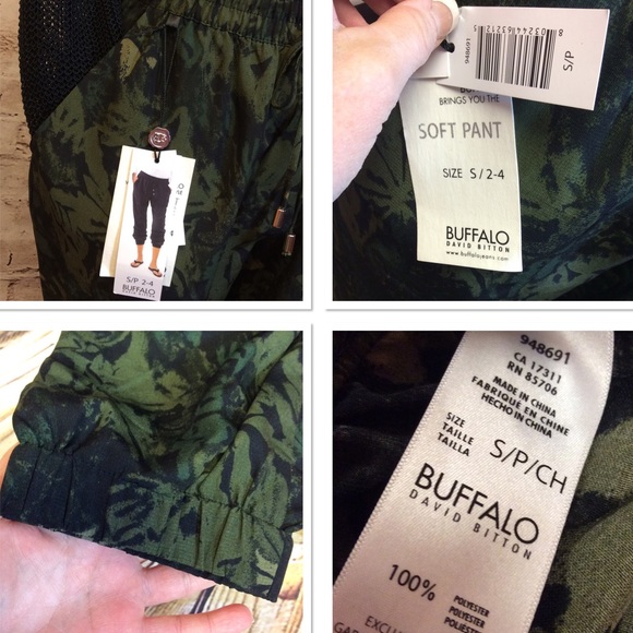 🎉HP🎉Buffalo David Bitton Soft Pant Floral Camo - Picture 4 of 4
