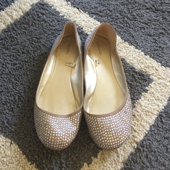 SOLD - Rhinestone Ballet Flats