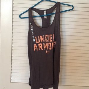 grey under armour tank