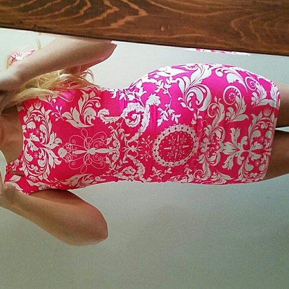 Pink dress, worn once 65% cotton 35% polyester - Picture 3 of 4